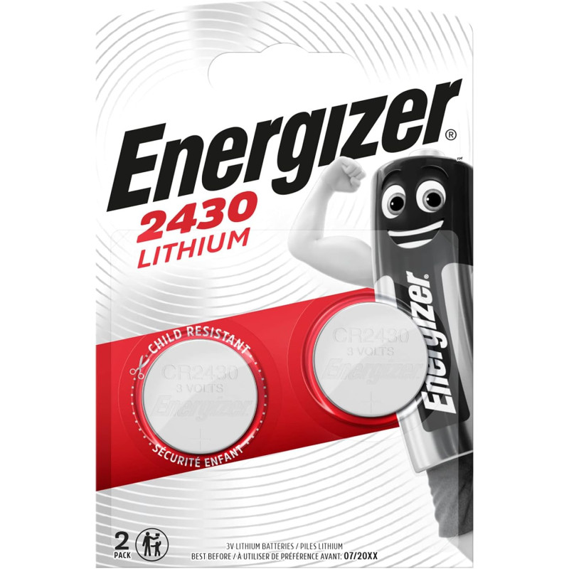 PILA CR-2430 ENERGIZER LITIO 3V (BL.2)