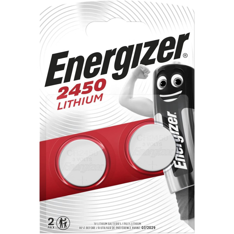 PILA CR-2450 ENERGIZER LITIO 3V (BL.2UDS)