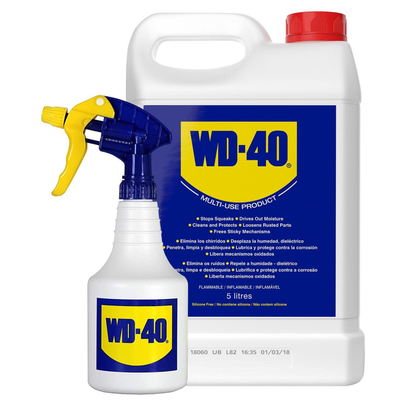 WD-40 5 LT BIDON + PULVERIZADOR MULTIUSOS