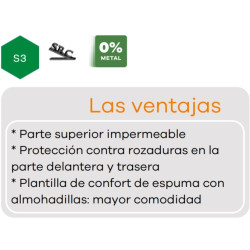 ZAPATO SEGURIDAD ALUNI S3 SRC METAL FREE