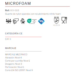 GUANTE MICROFOAM WX-668 4131X