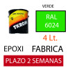 PINTURA EPOXI RAL 6024 VERDE 2C 4LT. FABRICA