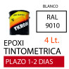 PINTURA EPOXI RAL 9010 BLANCO 2C 4LT TINTOMETRICA
