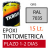 PINTURA EPOXI RAL 7035 GRIS 2C 15LT TINTOMETRICA