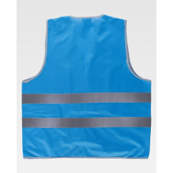 CHALECO A.V HVTT03 VELCRO CINTAS REFLECTANTES