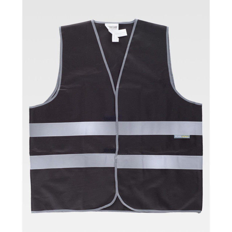 CHALECO A.V HVTT03 VELCRO CINTAS REFLECTANTES