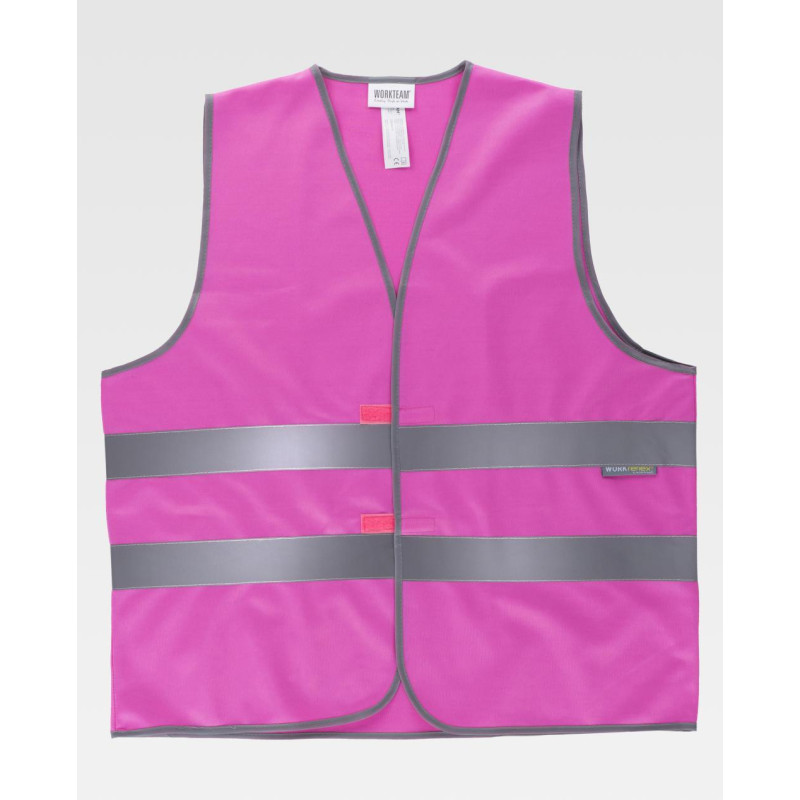 CHALECO A.V HVTT03 VELCRO CINTAS REFLECTANTES