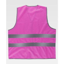 CHALECO A.V HVTT03 VELCRO CINTAS REFLECTANTES