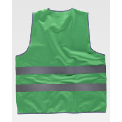 CHALECO A.V HVTT03 VELCRO CINTAS REFLECTANTES