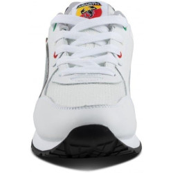 ZAPATILLA COMPETIZIONE BLANCA ABARTH NUBUCK