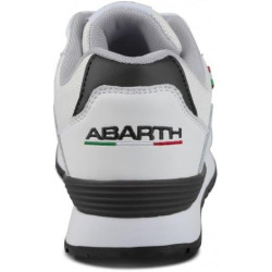 ZAPATILLA COMPETIZIONE BLANCA ABARTH NUBUCK