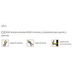 ARNÉS DIELECTRICO REGULABLE 1888-AC D "STEELPRO D"