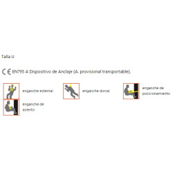 CINTA DE ANCLAJE 100cm 1888-CA1 TRANSPORTABLE