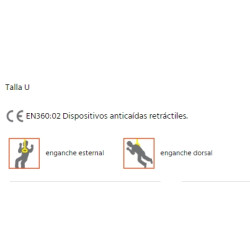 RETRÁCTIL 1888-B10 CABLE 10M DISPOSITIVO ANTICAÍDA