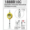 RETRÁCTIL 1888-B10C CINTA 10M DISPOSITIVO ANTICAÍD