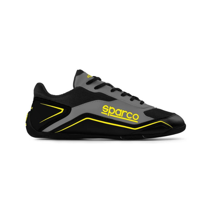 DEPORTIVA S-POLE NEGRO / GRIS / AMARILLO SPARCO