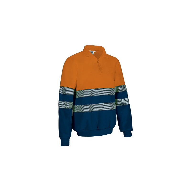 SUDADERA ALTA VISIBILIDAD BANDAS SEGMENTADAS