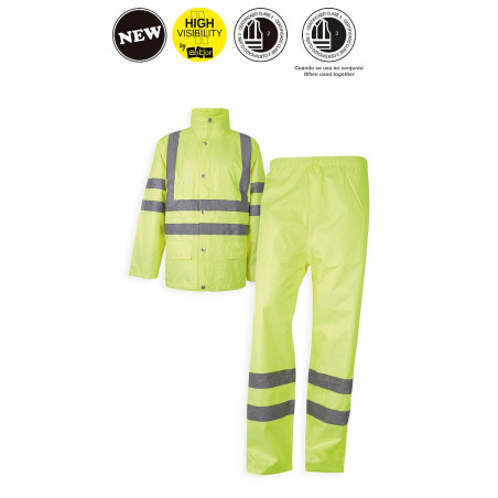 TRAJE LLUVIA ALTA VISIBILIDAD