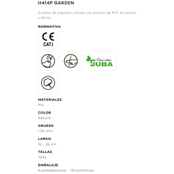 GUANTE JARDINERIA JUBA