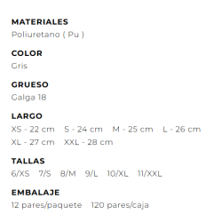 GUANTE ANTICORTE TOUCH JUBA