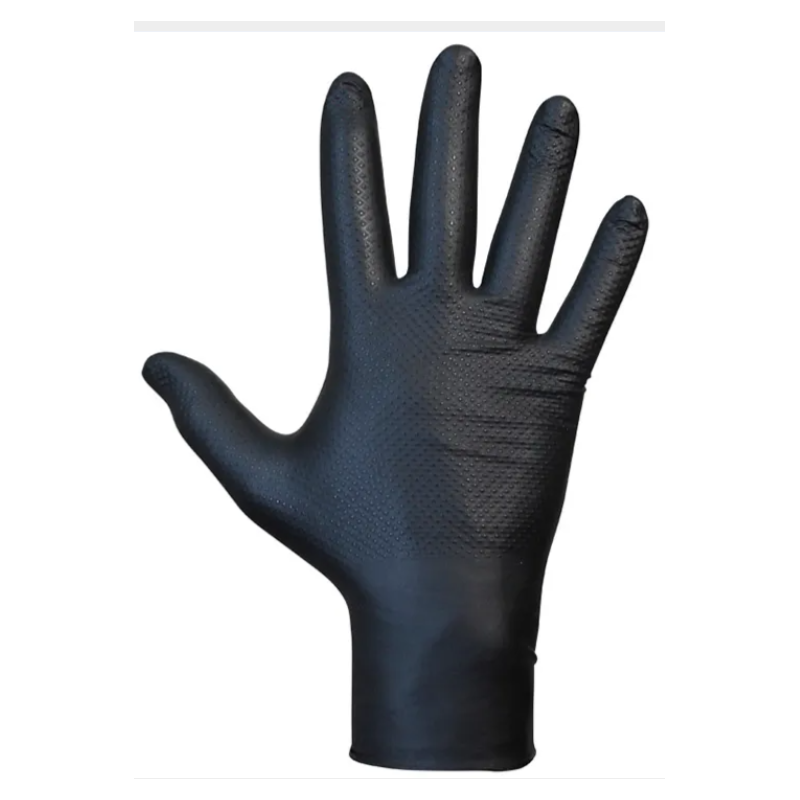 GUANTE NITRILO AGILITY GRIP AMBIDEX NEGRO