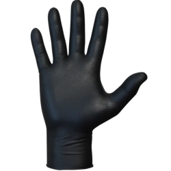 GUANTE NITRILO AGILITY GRIP AMBIDEX NEGRO