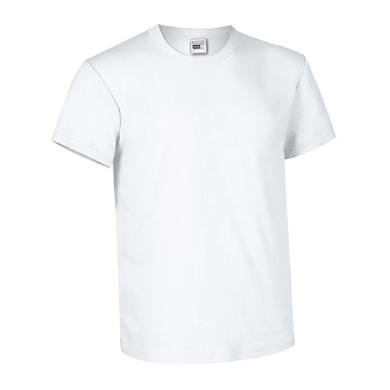 CAMISETA MANGA CORTA ALGODON BASICA BLANCA
