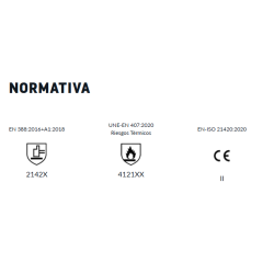 GUANTE TÉRMICO 160IBSZ 2142X PIEL FLOR GRIS