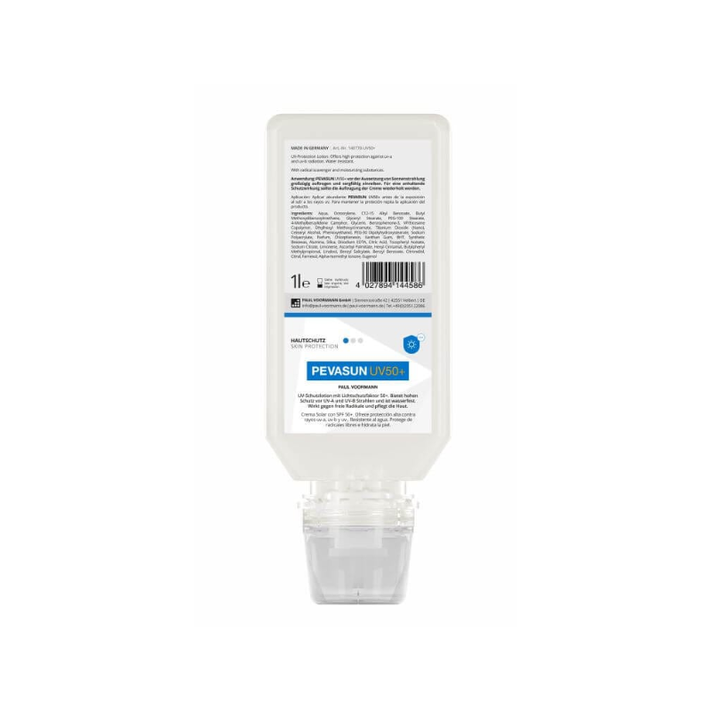 CREMA SOLAR UV50+ PAUL VOORMANN PEVASUN 1L