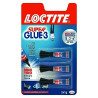 LOCTITE SUPER GLUE-3 MINITRIO 3+1X1G (12)