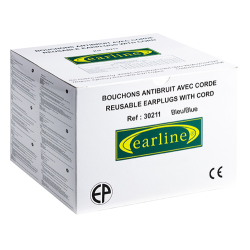 TAPÓN EARLINE 30211 26dB DETECTABLE AZUL 