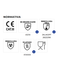 GUANTE 822 JUBA NITRILO GRANULADO FORRO ALGODÓN