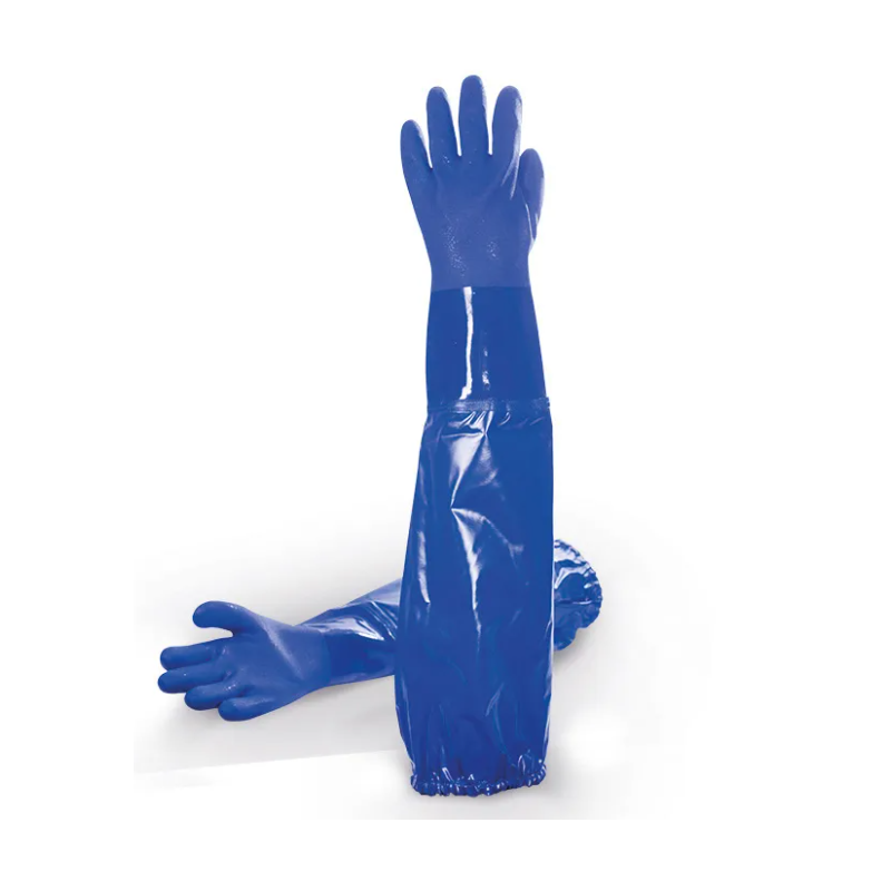 GUANTE 666 LONG 62cm QUIMICO INTERIOR ALGODÓN