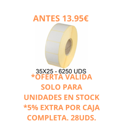 ETIQUETA ADHESIVA 35X25 P.P...