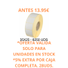 ETIQUETA ADHESIVA 35X25 P.P BRILLO (6250) 