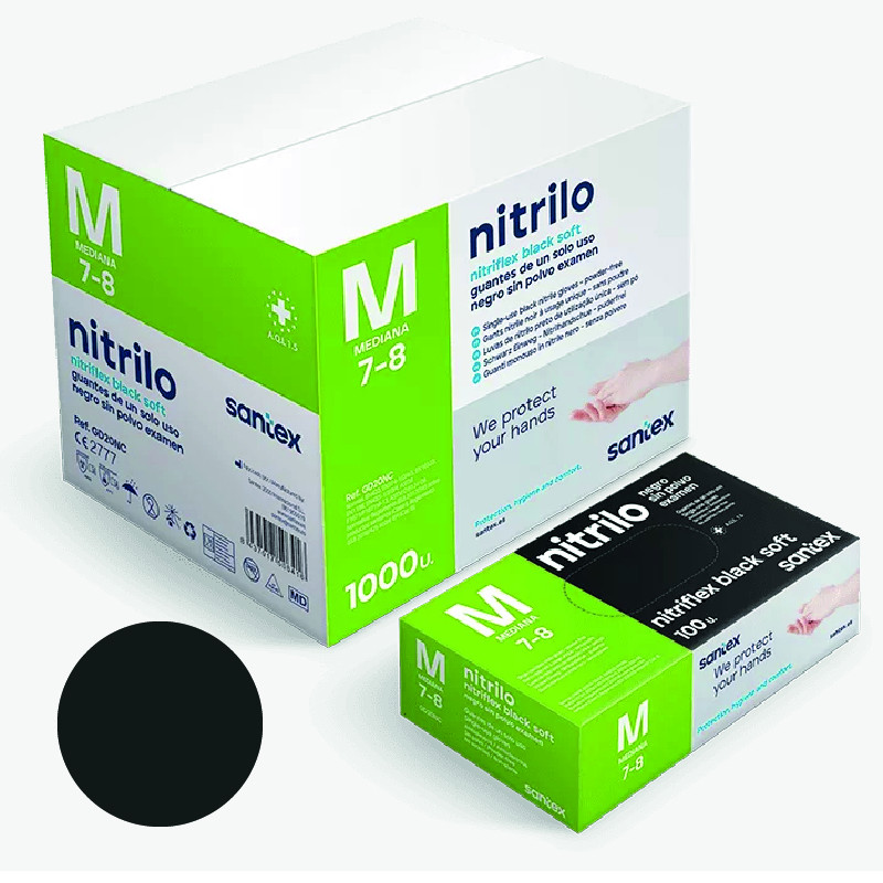 GUANTES NITRILO NITRIFLEX (10 x 100)