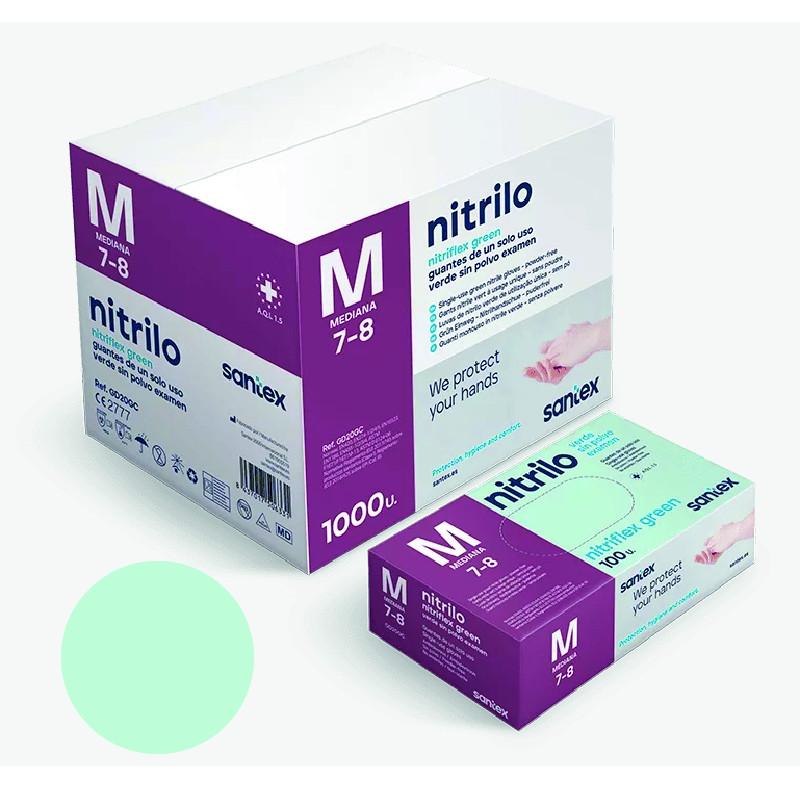 GUANTES NITRILO NITRIFLEX (10 x 100)