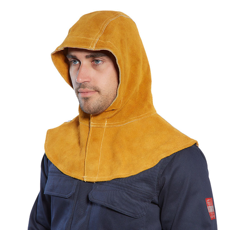 CAPUCHA DE CUERO MARRON SW33 SOLDADOR