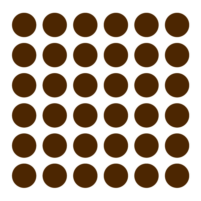 PUNTOS ADHESIVOS 13mm (ROLLO 30 MIL)