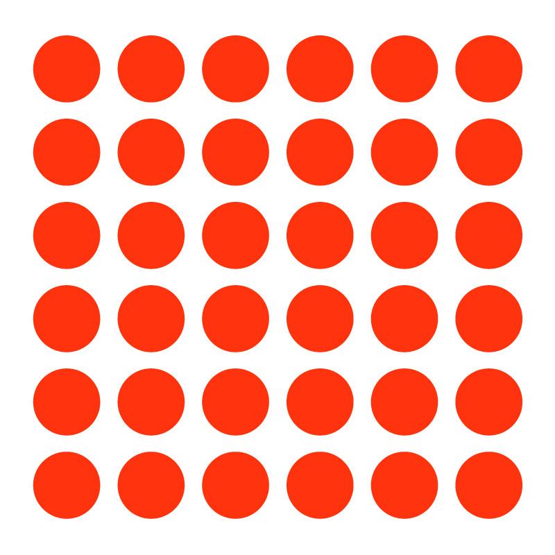 PUNTOS ADHESIVOS 13mm (ROLLO 30 MIL)