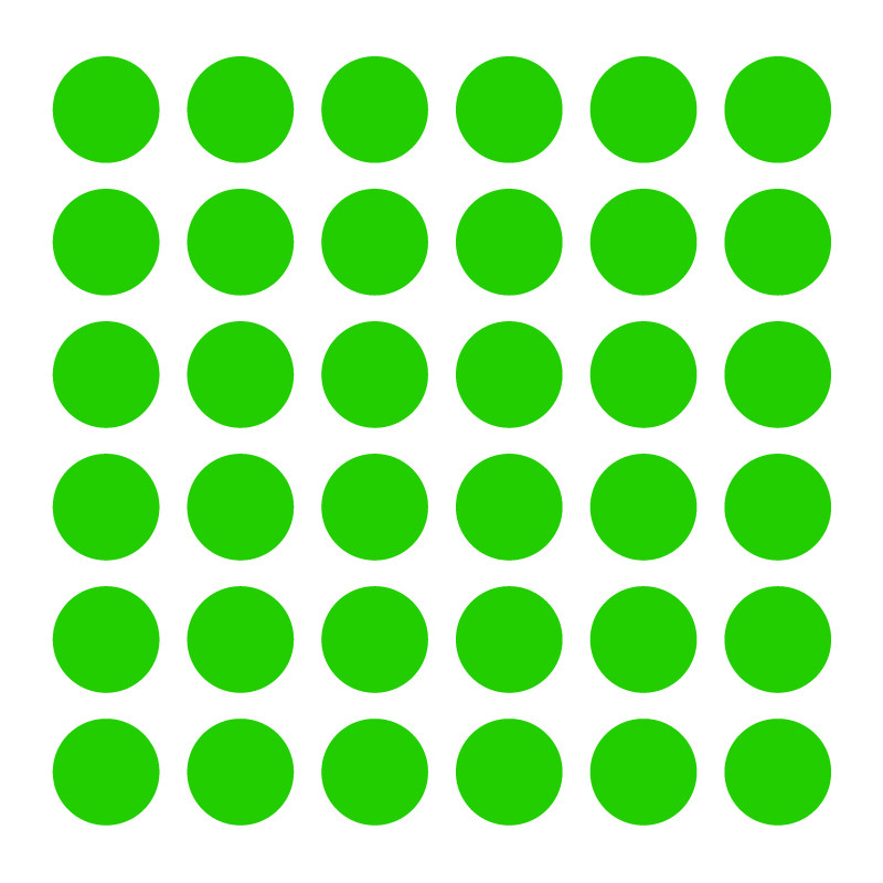 PUNTOS ADHESIVOS 13mm (ROLLO 30 MIL)