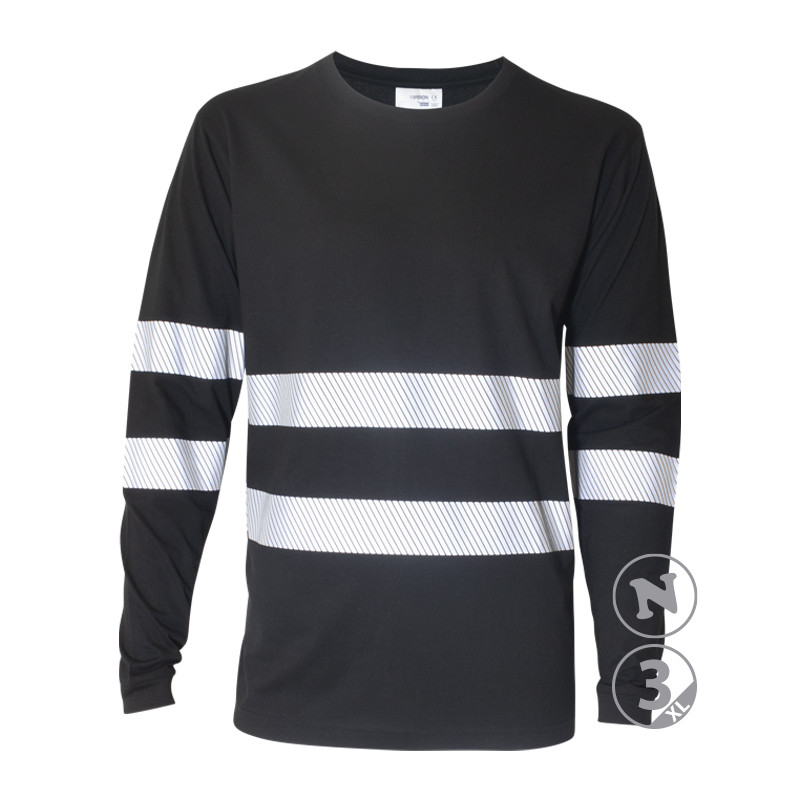 CAMISETA GLOW LS MANGA LARGA VISIBILIDAD REALZADA