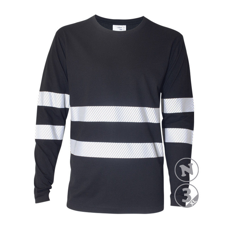 CAMISETA GLOW LS MANGA LARGA VISIBILIDAD REALZADA