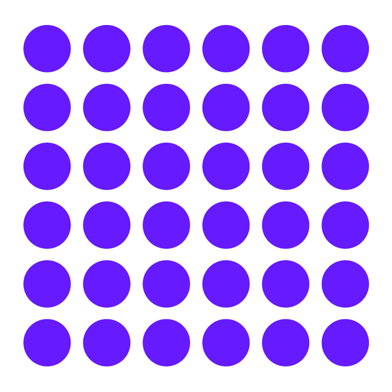 PUNTOS ADHESIVOS 13mm (ROLLO 30 MIL)