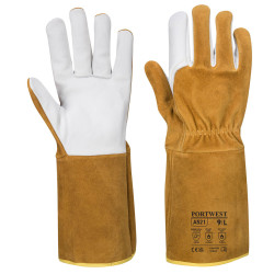 GUANTE SOLDADOR A521 SOLDADURA TIG ULTRA MARRÓN