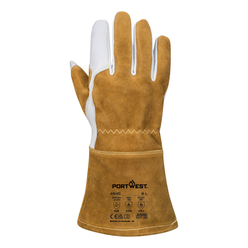 GUANTE SOLDADOR A540 ULTRA MARRÓN