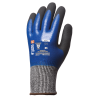 GUANTE ANTICORTE N555 "D" EUROCUT NITRILO  4X43D