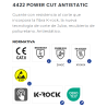 GUANTE ANTICORTE 4422 "C" ESD POWER CUT 2X42C JUBA