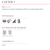 GUANTE ANTICORTE CATTER 5 "E" 4X42E 3L