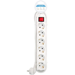 REGLETA BASIC 6 TOMAS CON INTERRUPTOR 1.4M CABLE